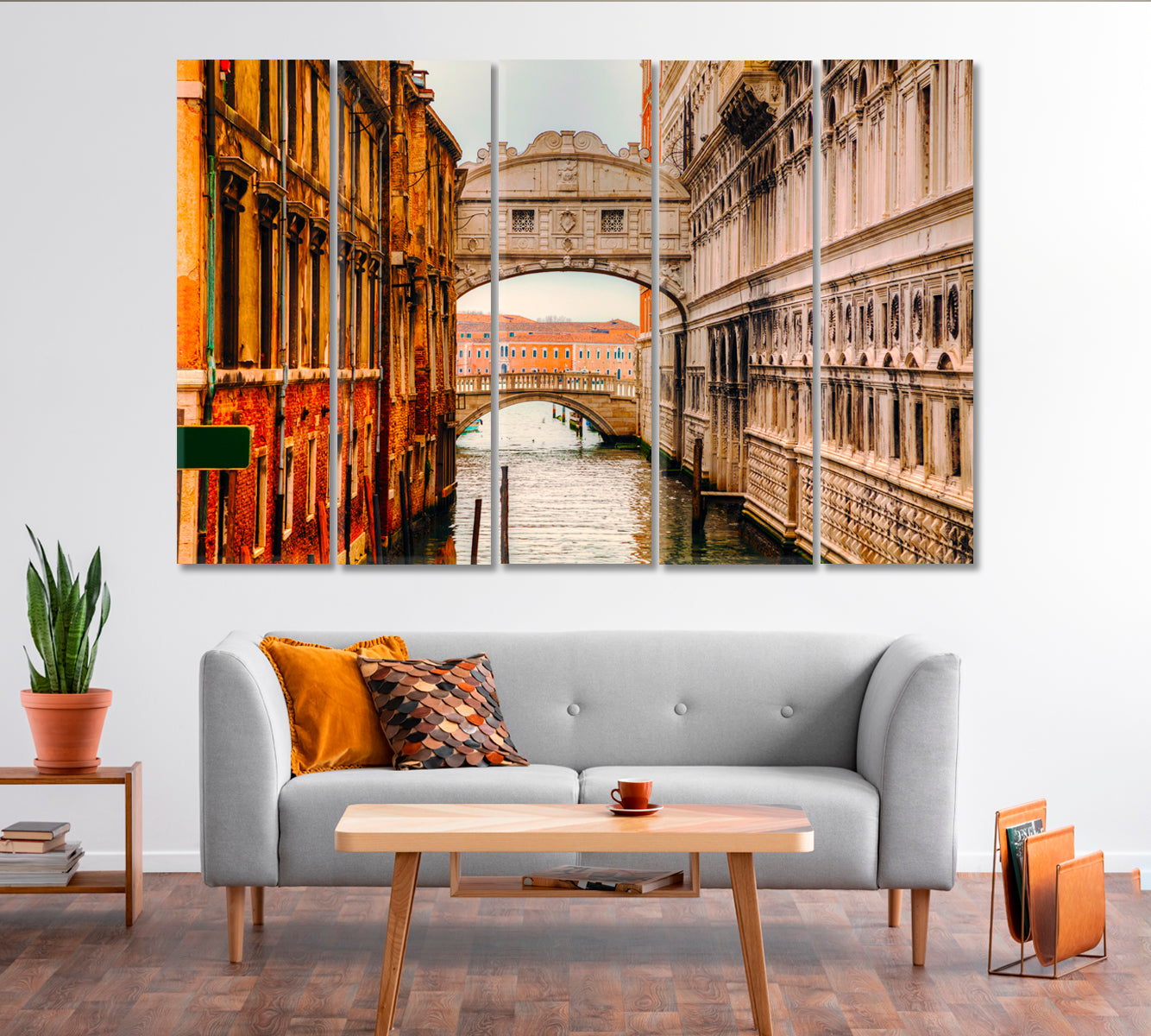 Bridge of Sighs Venice Italy Canvas Print-Canvas Print-CetArt-1 Panel-24x16 inches-CetArt