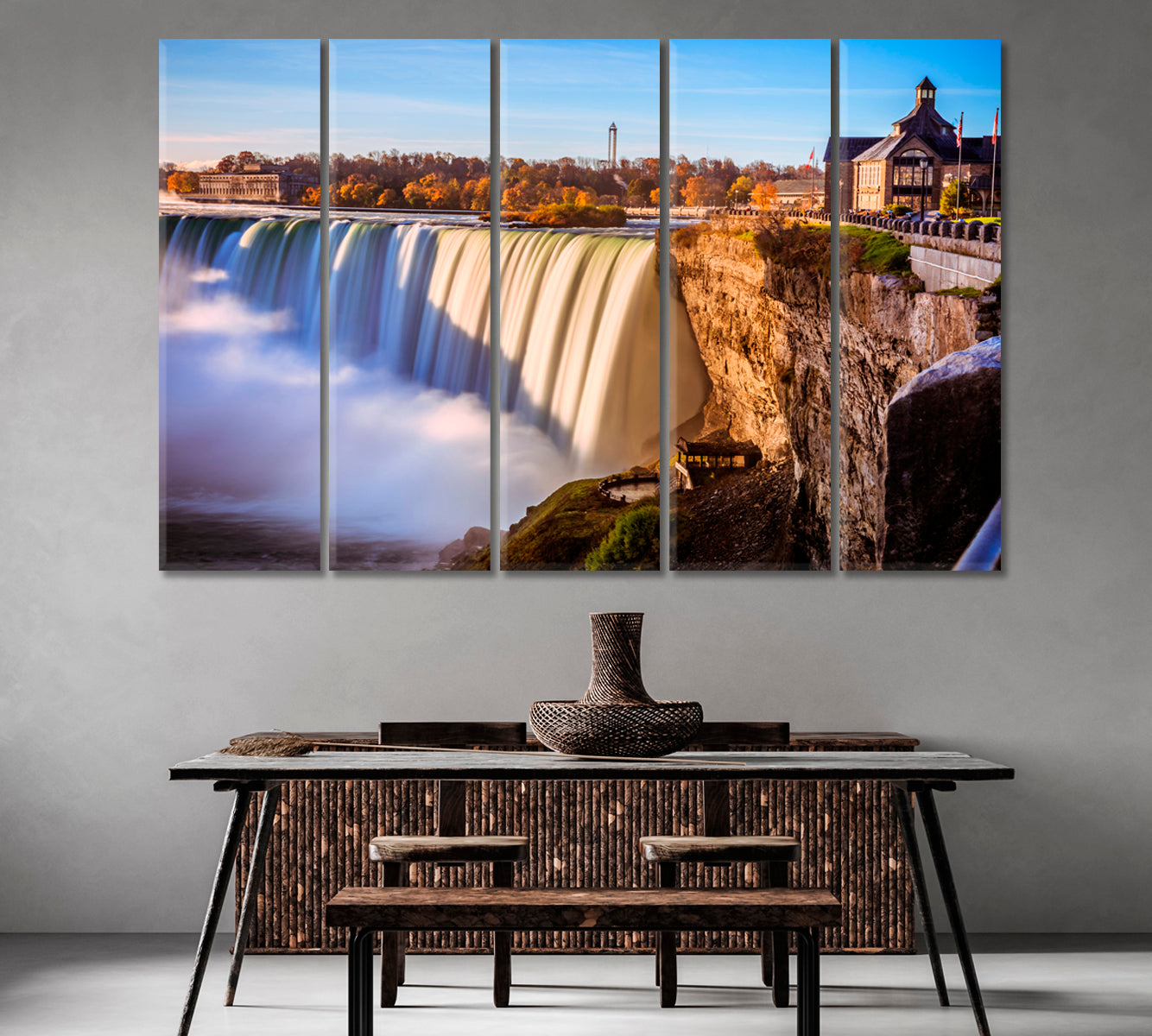 Niagara Falls Canada Canvas Print-Canvas Print-CetArt-1 Panel-24x16 inches-CetArt