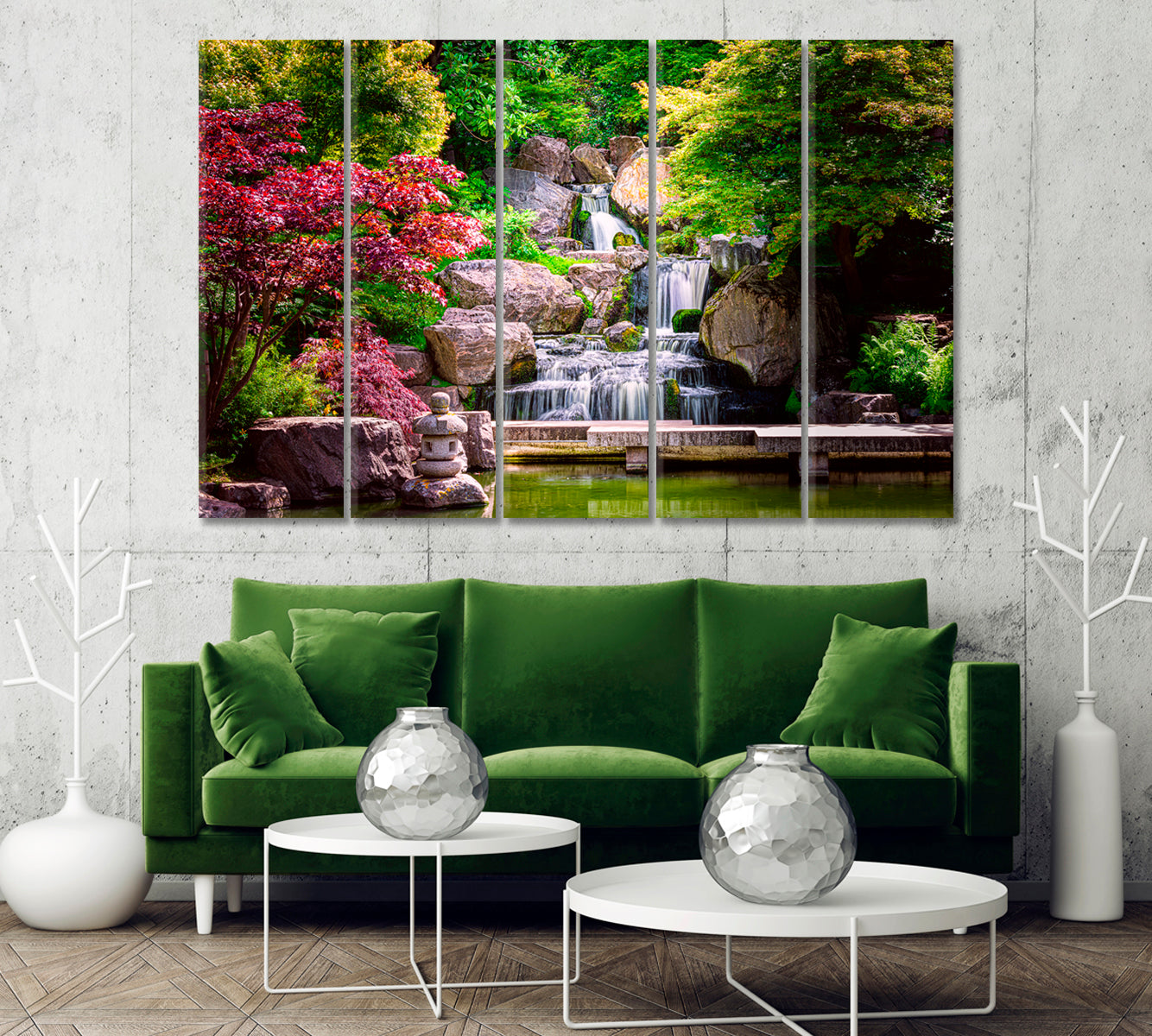 Kyoto Garden London Canvas Print-Canvas Print-CetArt-1 Panel-24x16 inches-CetArt