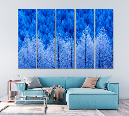 Winter Forest Canvas Print-Canvas Print-CetArt-1 Panel-24x16 inches-CetArt