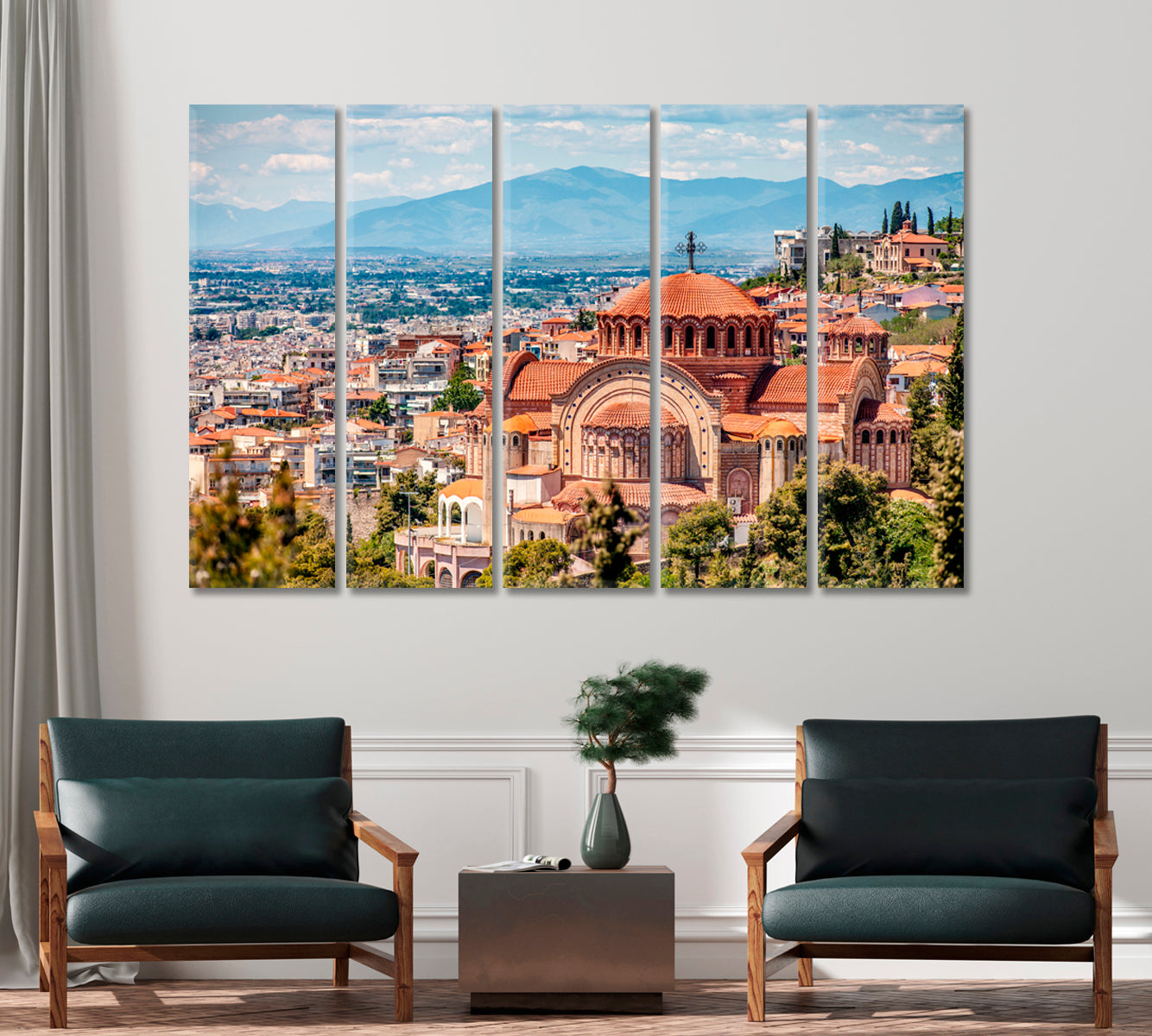 Saint Paul Church Thessaloniki City Greece Canvas Print-Canvas Print-CetArt-1 Panel-24x16 inches-CetArt