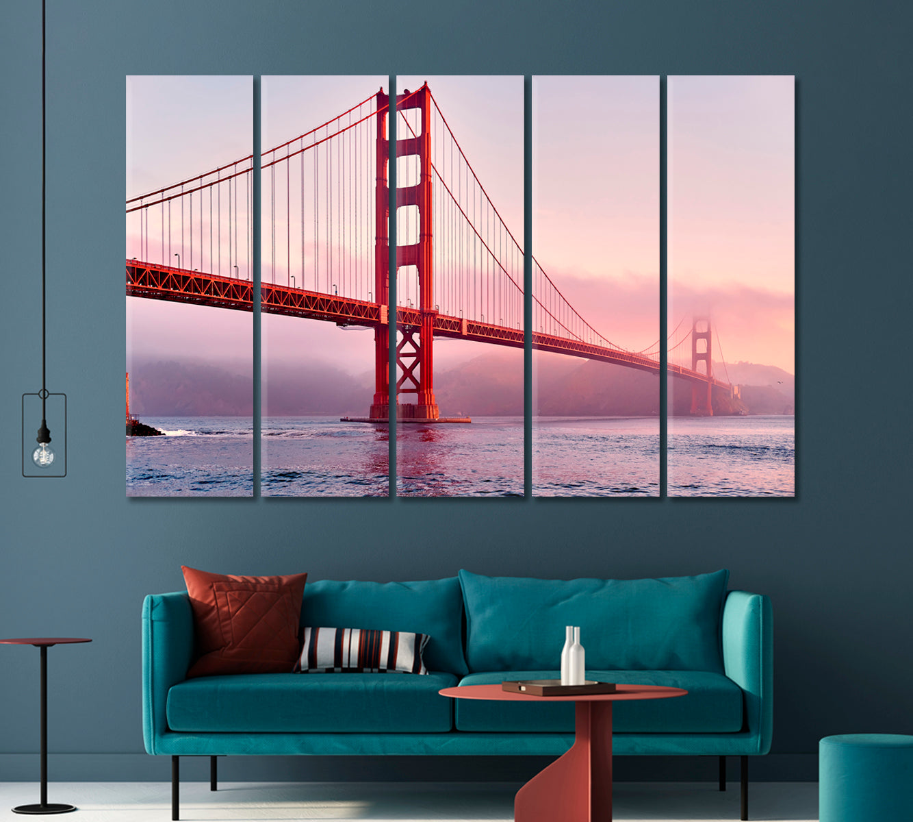 Golden Gate Bridge view San Francisco USA Canvas Print-Canvas Print-CetArt-1 Panel-24x16 inches-CetArt