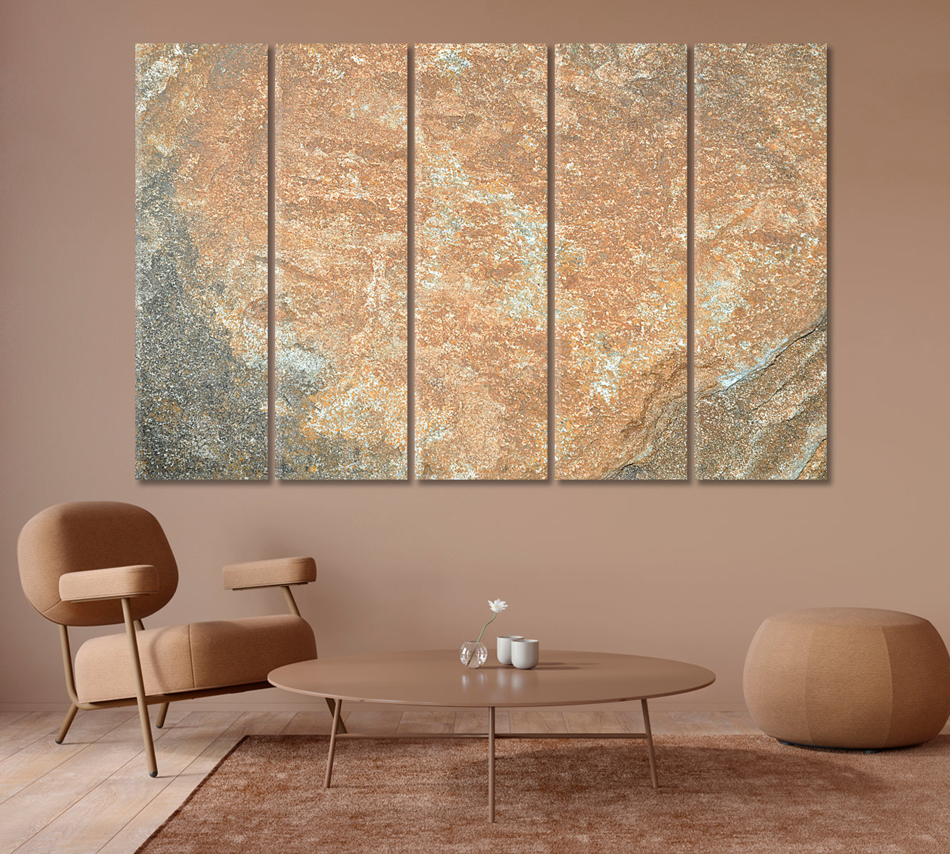 Stone Rock Grunge Canvas Print-Canvas Print-CetArt-1 Panel-24x16 inches-CetArt