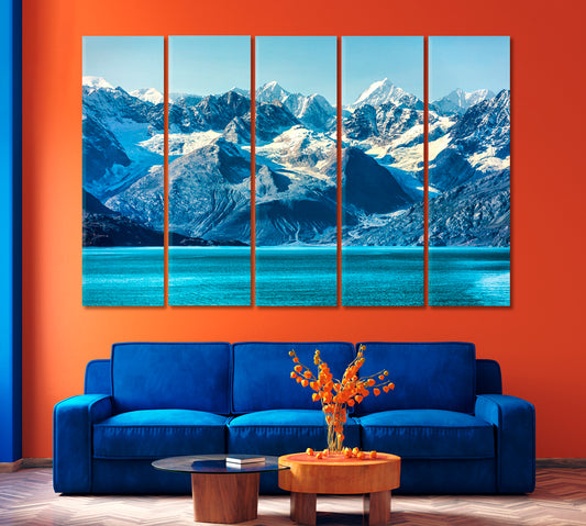 Glacier Bay National Park in Alaska USA Canvas Print-Canvas Print-CetArt-1 Panel-24x16 inches-CetArt