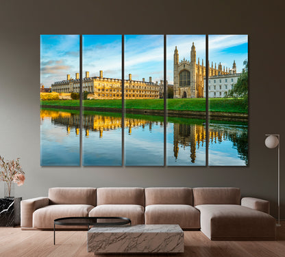 King's Chapel in Cambridge UK Canvas Print-Canvas Print-CetArt-1 Panel-24x16 inches-CetArt