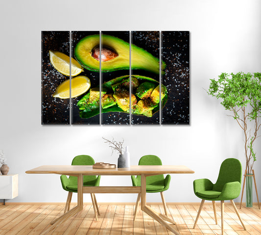 Fresh Avocado Canvas Print-Canvas Print-CetArt-1 Panel-24x16 inches-CetArt