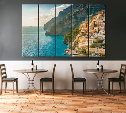 Amalfi Coast Italy Canvas Print-Canvas Print-CetArt-1 Panel-24x16 inches-CetArt