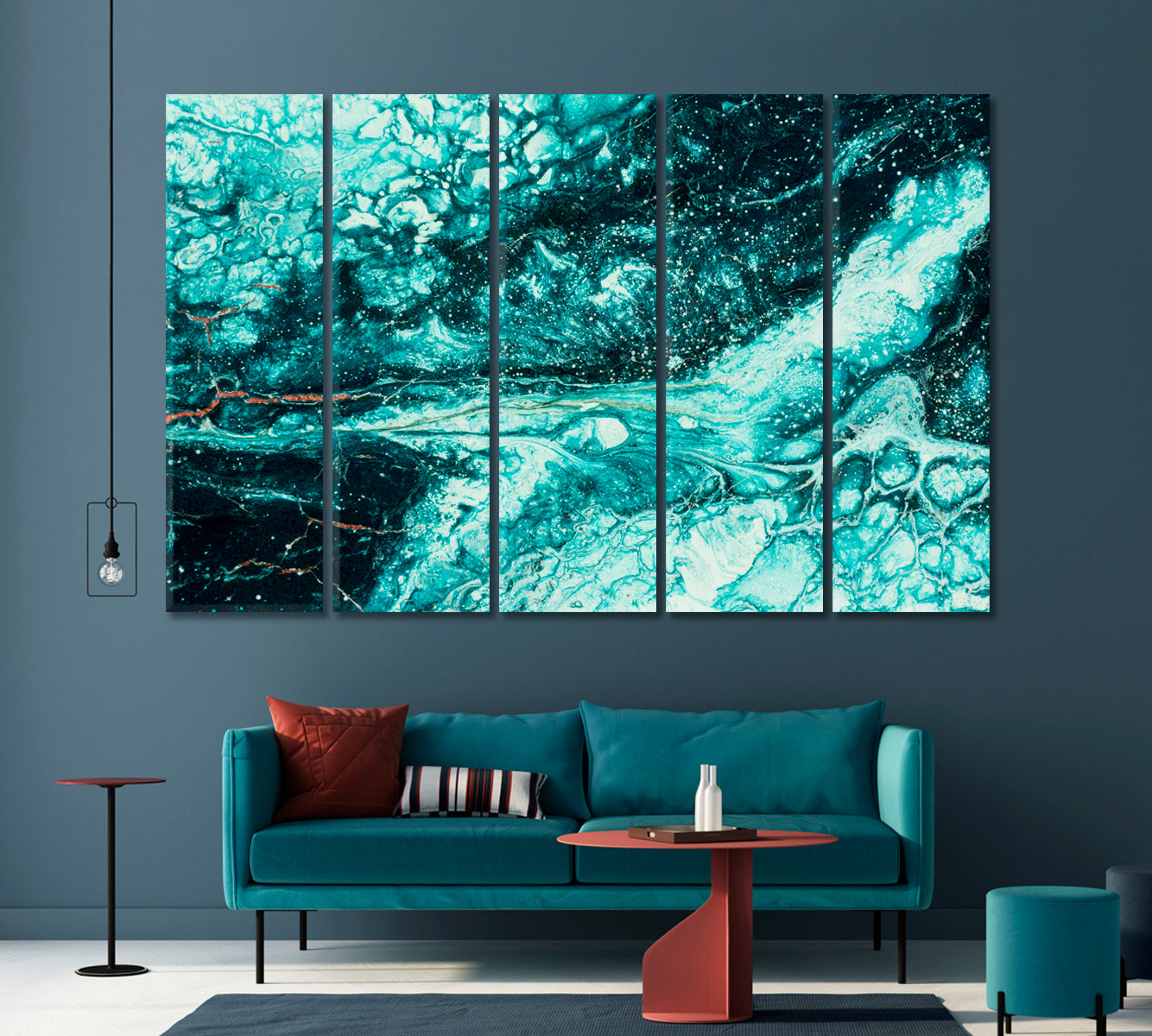 Abstract Magic Ocean Canvas Print-Canvas Print-CetArt-1 Panel-24x16 inches-CetArt
