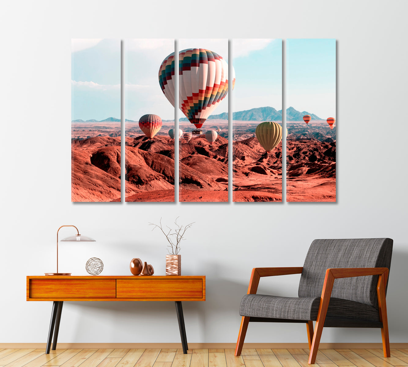 Colorful Balloons Africa Namibia Canvas Print-Canvas Print-CetArt-1 Panel-24x16 inches-CetArt