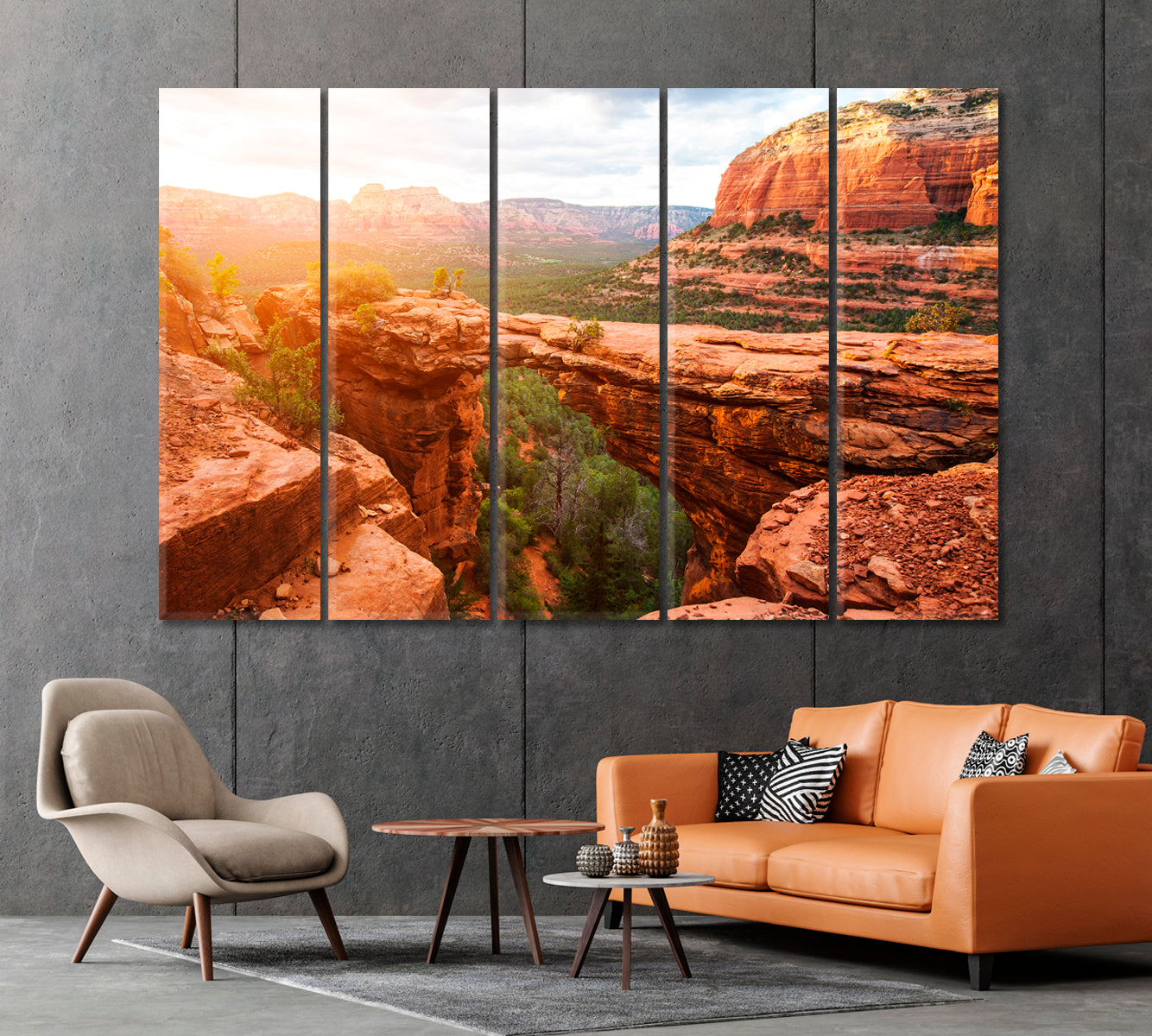 Devil's Bridge Arizona United States Canvas Print-Canvas Print-CetArt-1 Panel-24x16 inches-CetArt