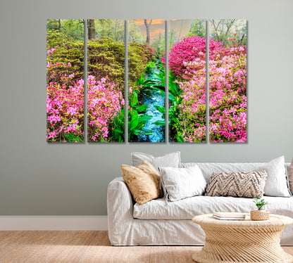 Isabella Plantation of Richmond Park in London Canvas Print-Canvas Print-CetArt-1 Panel-24x16 inches-CetArt