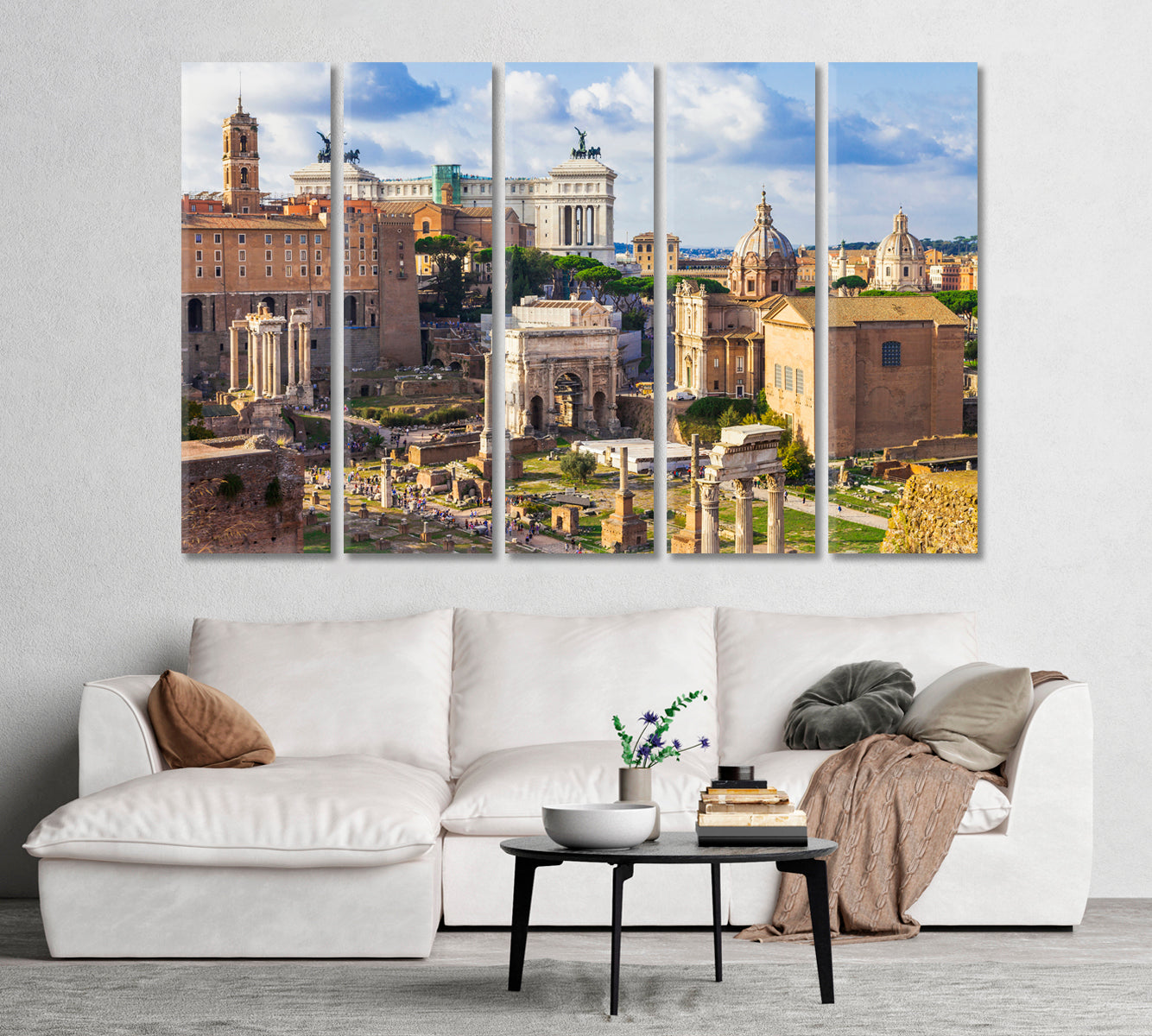 Roman Forums Canvas Print-Canvas Print-CetArt-1 Panel-24x16 inches-CetArt