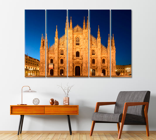 Piazza del Duomo Italy Canvas Print-Canvas Print-CetArt-1 Panel-24x16 inches-CetArt