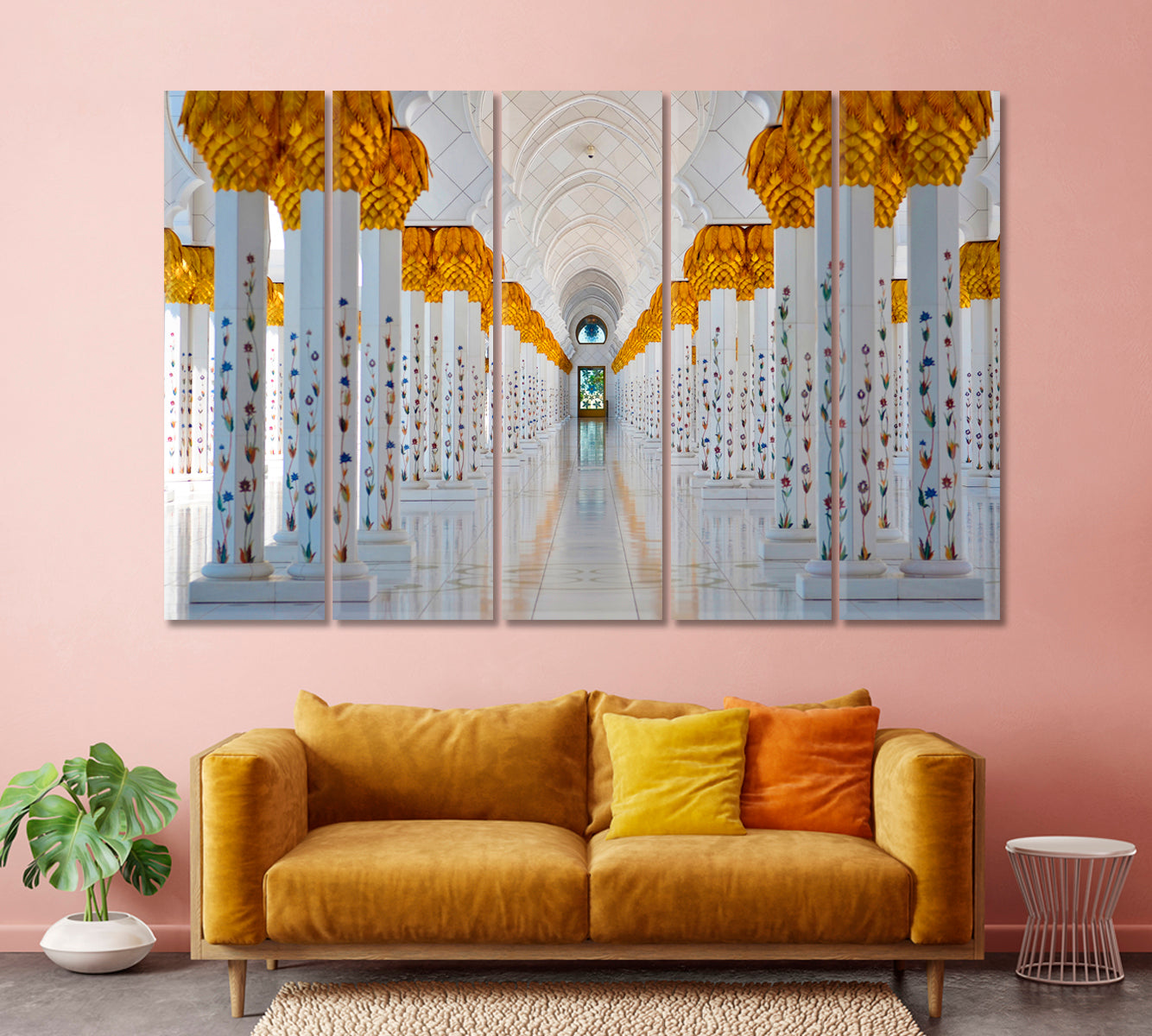 Sheikh Zayed Grand Mosque in Abu Dhabi UAE Canvas Print-Canvas Print-CetArt-1 Panel-24x16 inches-CetArt
