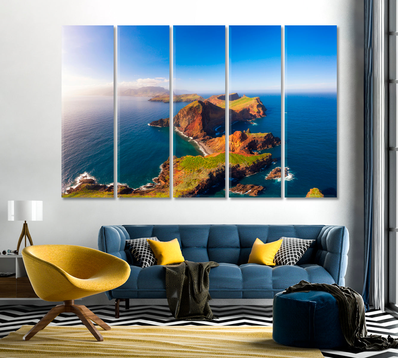 Ponta de Sao Lourenco Peninsula Madeira Islands Portugal Canvas Print-Canvas Print-CetArt-1 Panel-24x16 inches-CetArt