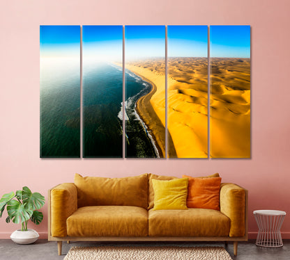 Skeleton Coast Namib Desert Namibia Canvas Print-Canvas Print-CetArt-1 Panel-24x16 inches-CetArt