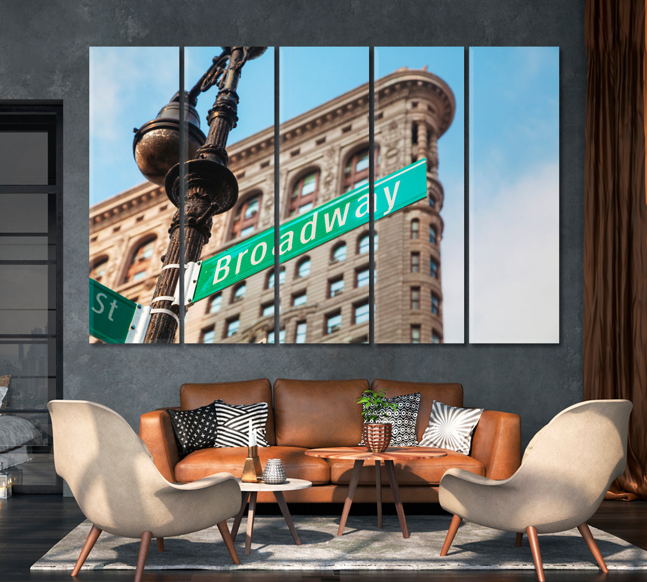 Broadway Sign in New York USA Canvas Print-Canvas Print-CetArt-1 Panel-24x16 inches-CetArt