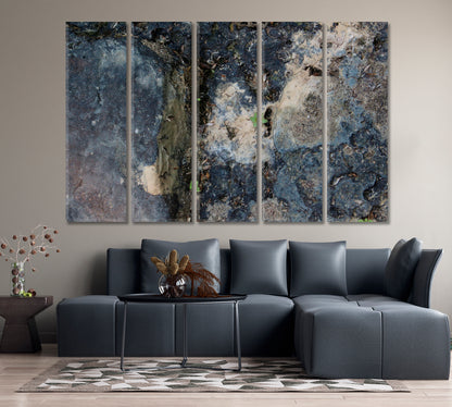 Abstract Grey Rock Canvas Print-Canvas Print-CetArt-1 Panel-24x16 inches-CetArt