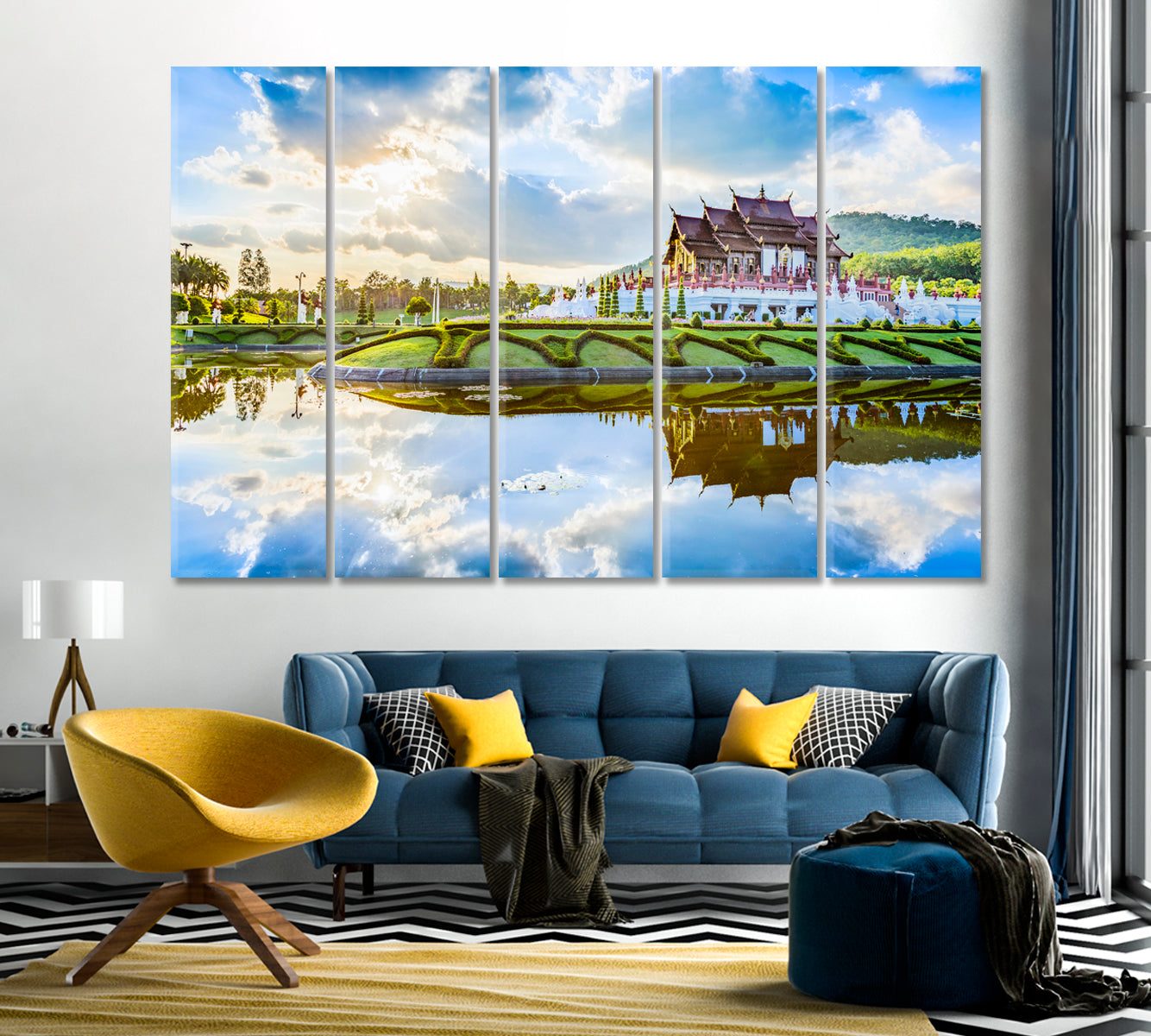 Royal Park Rajapruek Chiang Mai Thailand Canvas Print-Canvas Print-CetArt-1 Panel-24x16 inches-CetArt