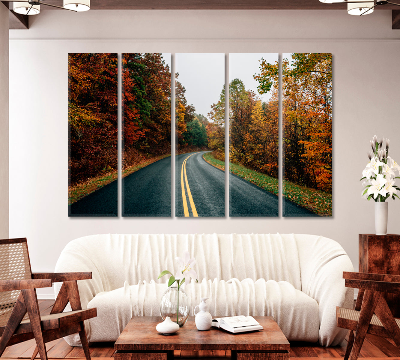 Ridge Parkway in Virginia Canvas Print-Canvas Print-CetArt-1 Panel-24x16 inches-CetArt