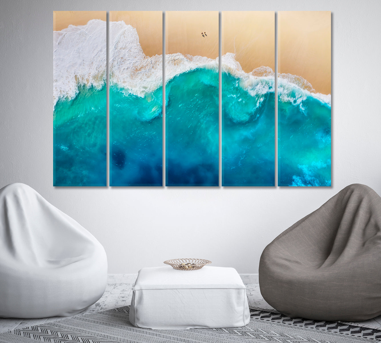 Turquoise Beach of Nusa Penida Island Indonesia Canvas Print-Canvas Print-CetArt-1 Panel-24x16 inches-CetArt