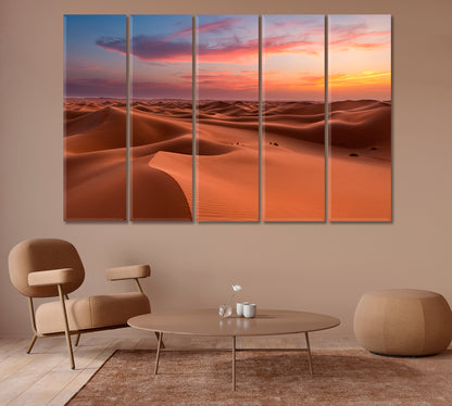 Sand Dunes in Liwa UAE Canvas Print-Canvas Print-CetArt-1 Panel-24x16 inches-CetArt