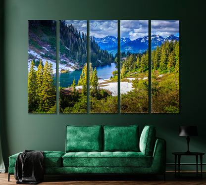 Glacier National Park Montana USA Canvas Print-Canvas Print-CetArt-1 Panel-24x16 inches-CetArt