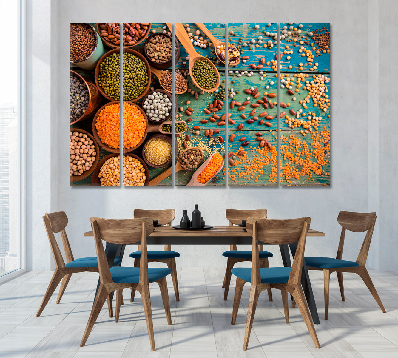 Various Legumes Canvas Print-Canvas Print-CetArt-1 Panel-24x16 inches-CetArt