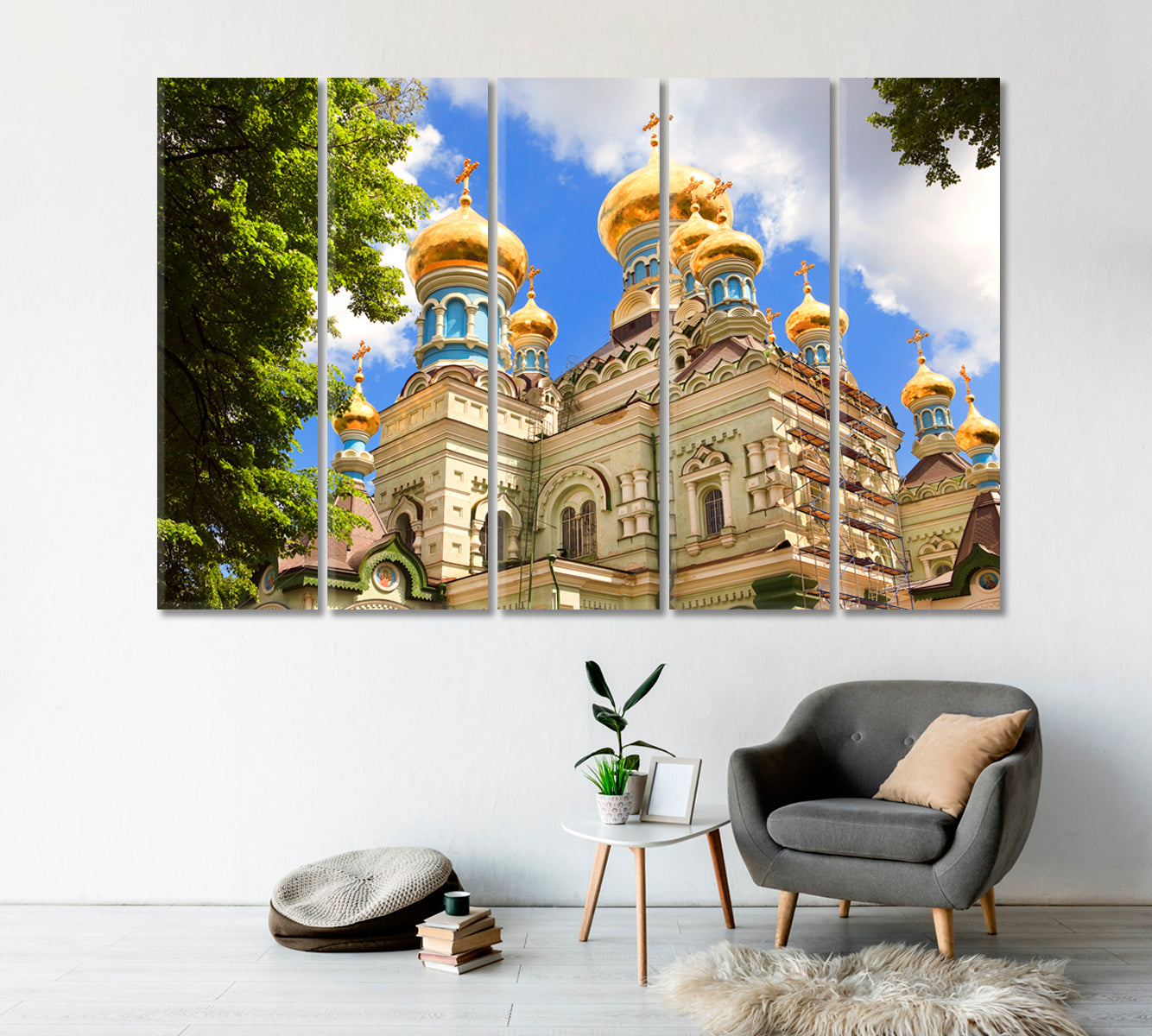 Orthodox Church Kiev Ukraine Canvas Print-Canvas Print-CetArt-1 Panel-24x16 inches-CetArt