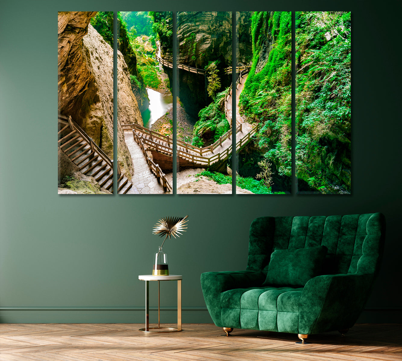 Wulong Karst China Canvas Print-Canvas Print-CetArt-1 Panel-24x16 inches-CetArt