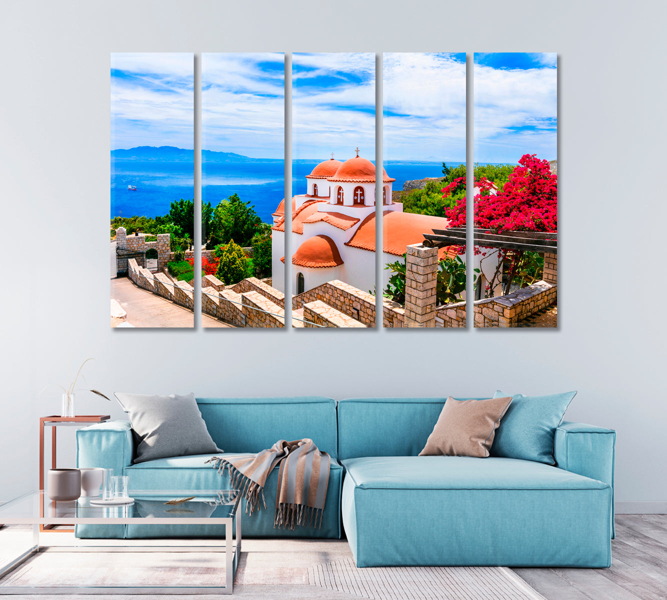 Monastery of Beautiful Kalymnos Island Greece Canvas Print-Canvas Print-CetArt-1 Panel-24x16 inches-CetArt
