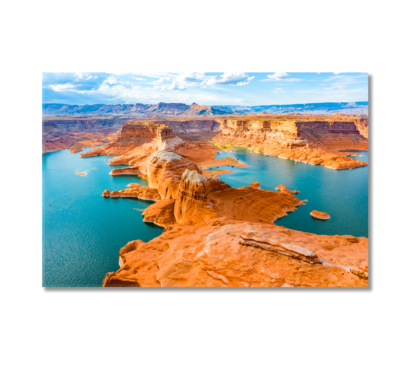 Lake Powell National Park Landscape Canvas Print-Canvas Print-CetArt-1 Panel-24x16 inches-CetArt