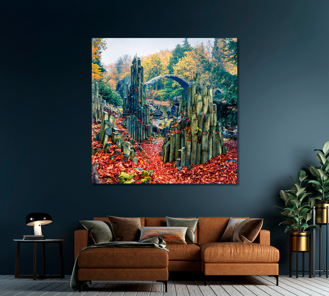 Azalea and Rhododendron Park Kromlau Germany Canvas Print-Canvas Print-CetArt-1 panel-12x12 inches-CetArt