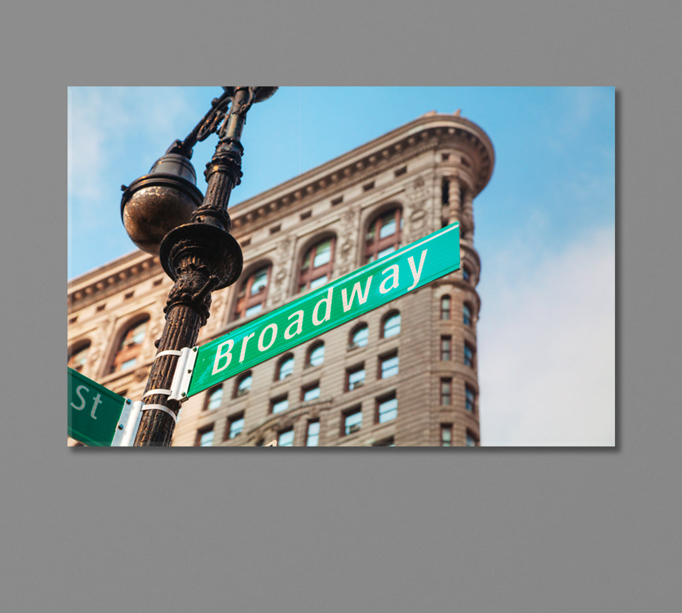 Broadway Sign in New York USA Canvas Print-Canvas Print-CetArt-1 Panel-24x16 inches-CetArt