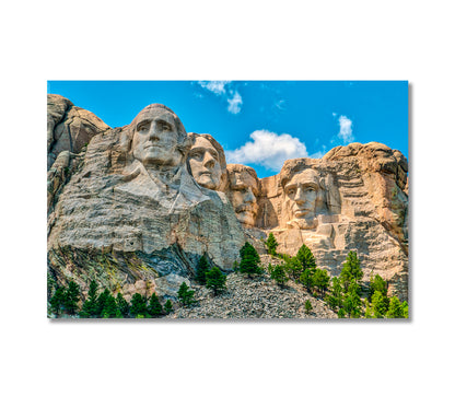 Mount Rushmore Canvas Print-Canvas Print-CetArt-1 Panel-24x16 inches-CetArt