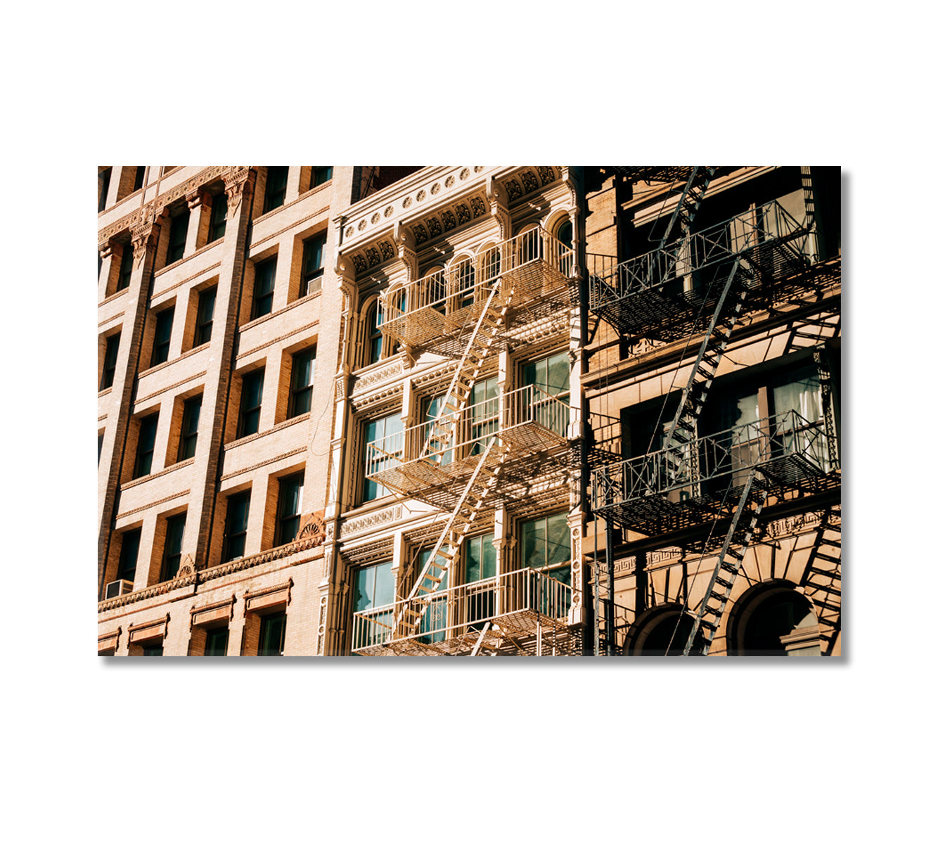 Architecture in Manhattan New York City Canvas Print-Canvas Print-CetArt-1 Panel-24x16 inches-CetArt