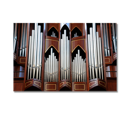 Organ at Christ Church Victoria Canada Canvas Print-Canvas Print-CetArt-1 Panel-24x16 inches-CetArt