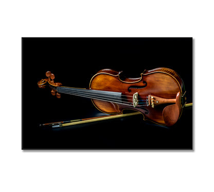 Violin Musical Instrument Canvas Print-Canvas Print-CetArt-1 Panel-24x16 inches-CetArt