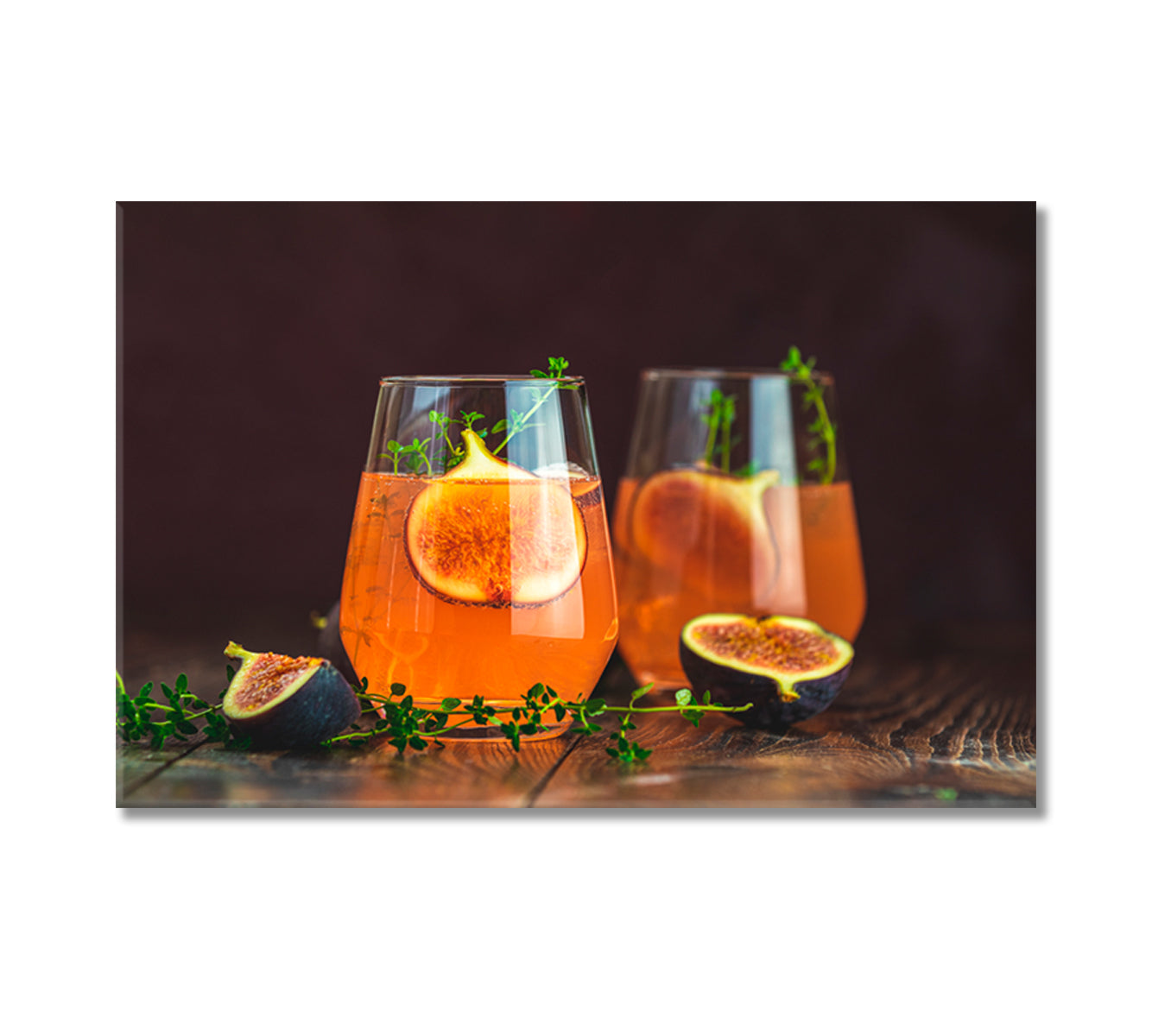 Summer Juice and Figs Canvas Print-Canvas Print-CetArt-1 Panel-24x16 inches-CetArt