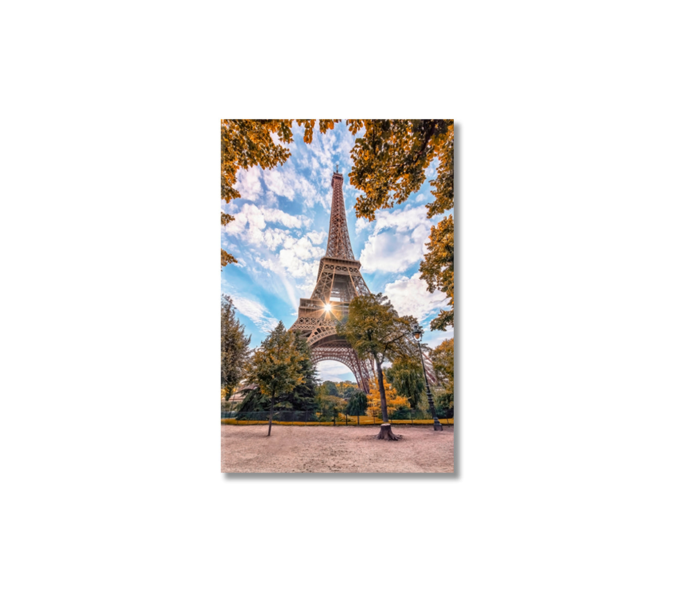 Eiffel Tower in Paris Canvas Print-Canvas Print-CetArt-1 panel-16x24 inches-CetArt