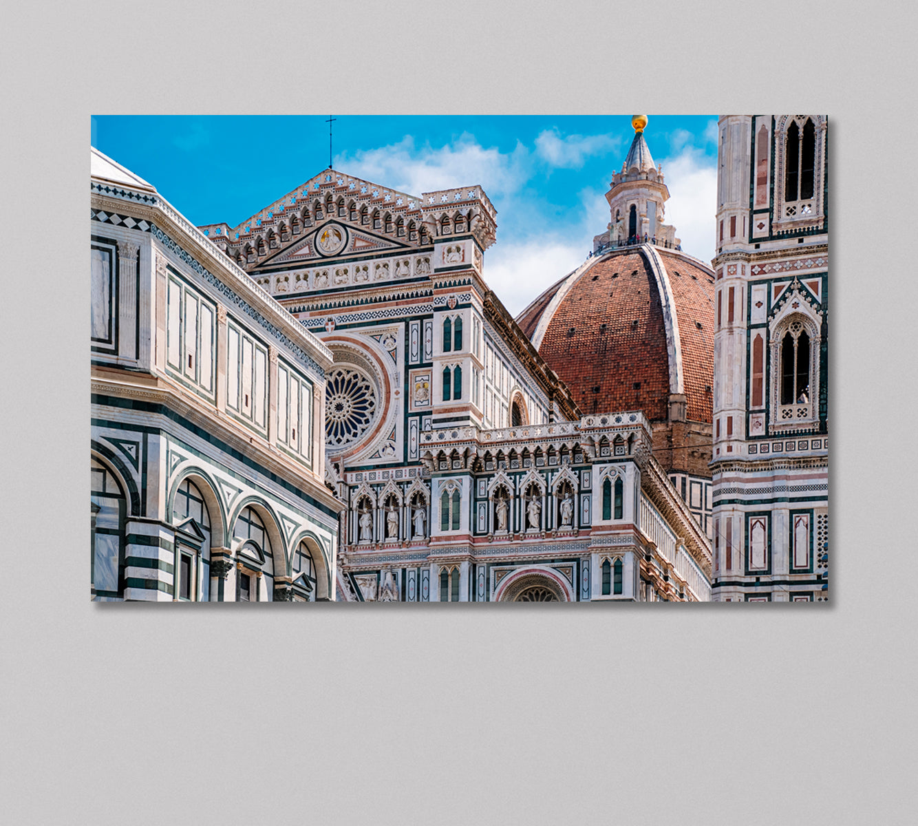 Cathedral Santa Maria Del Fiore Italy Canvas Print-Canvas Print-CetArt-1 Panel-24x16 inches-CetArt