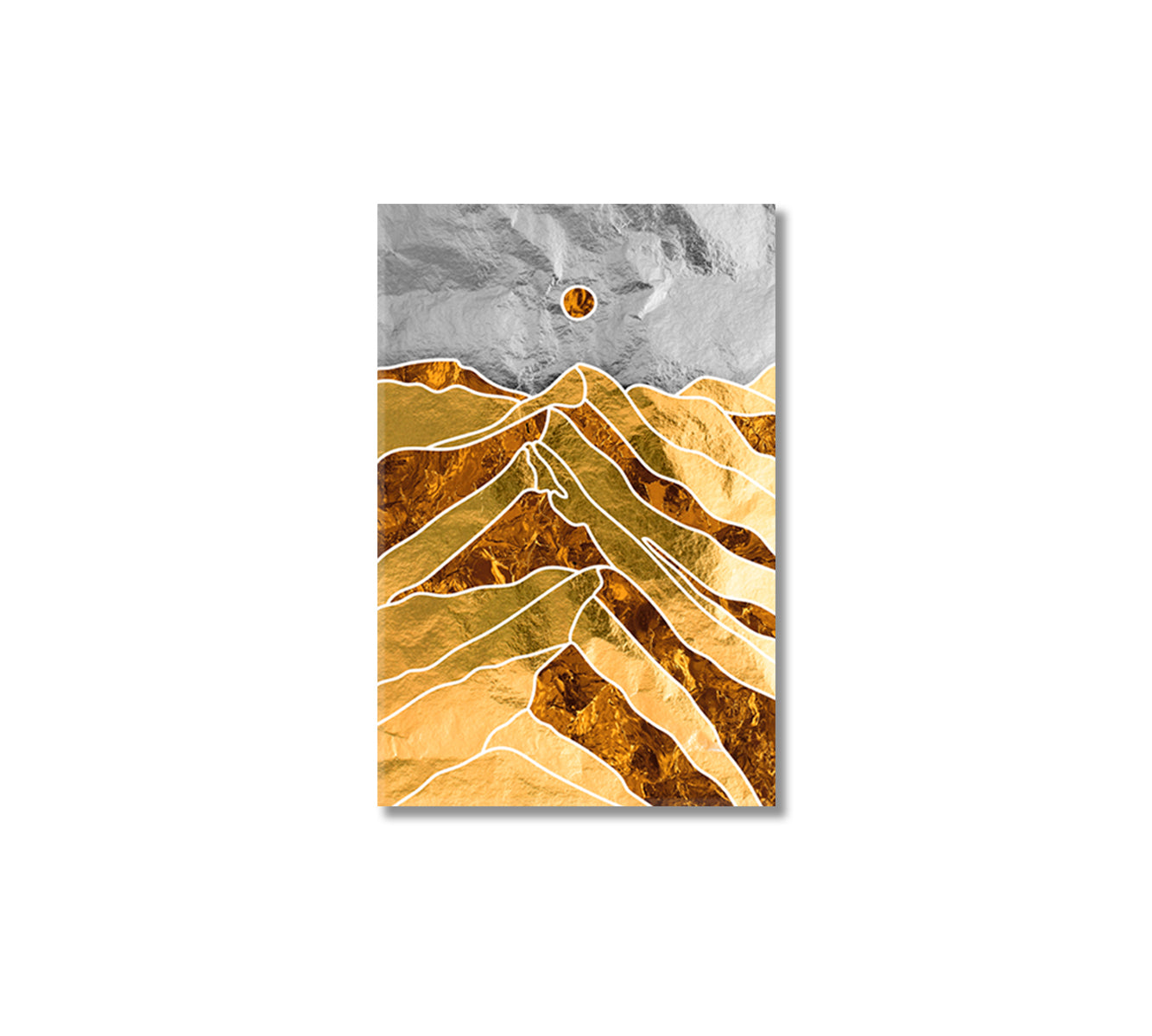 Beautiful Mountains Landscape Canvas Print-Canvas Print-CetArt-1 panel-16x24 inches-CetArt