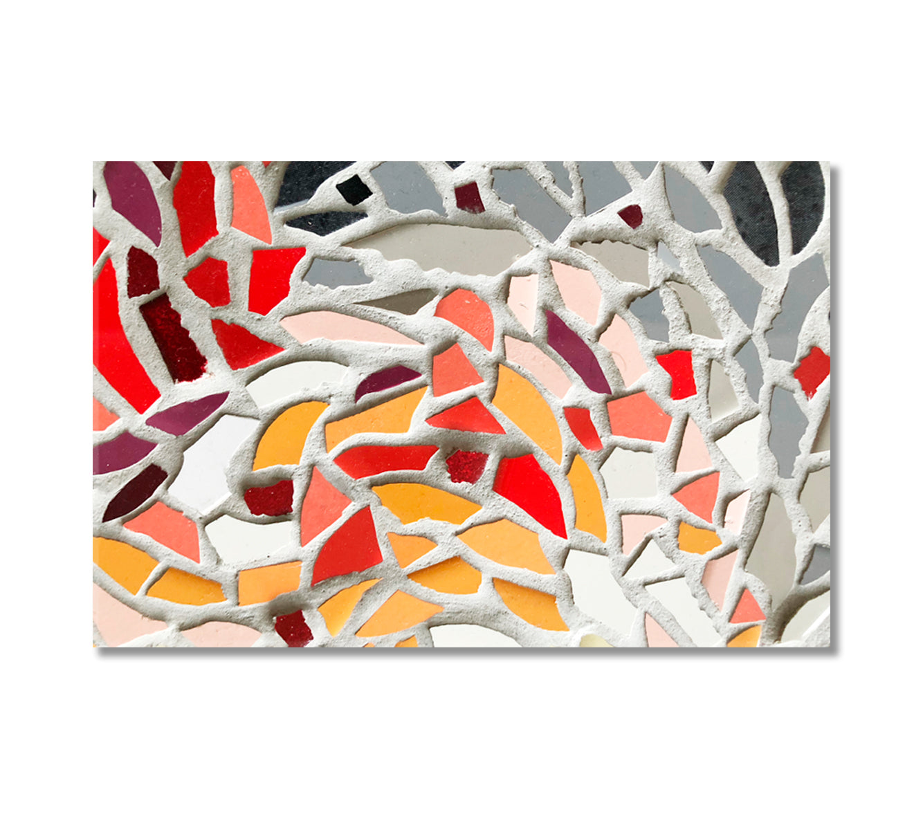 Colorful Mosaic Canvas Print-Canvas Print-CetArt-1 Panel-24x16 inches-CetArt