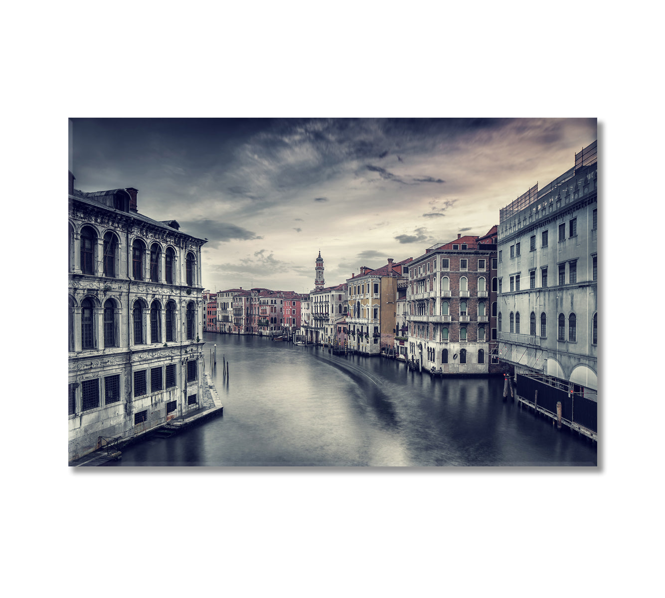 Beautiful Venice Cityscape with Water Canal Italy Canvas Print-Canvas Print-CetArt-1 Panel-24x16 inches-CetArt