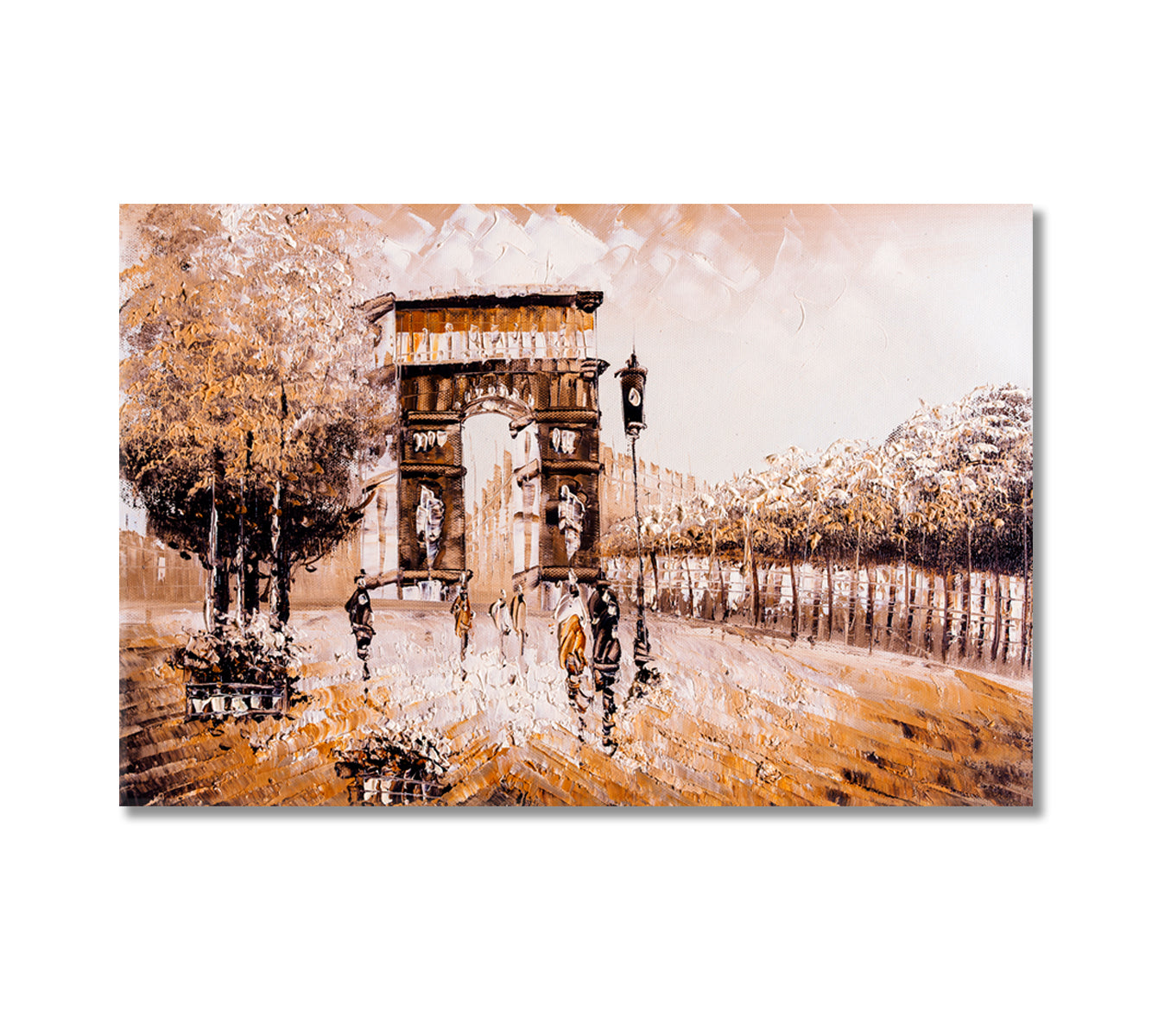 Streets of Paris Canvas Print-Canvas Print-CetArt-1 Panel-24x16 inches-CetArt