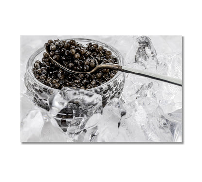 Natural Black Caviar Canvas Print-Canvas Print-CetArt-1 Panel-24x16 inches-CetArt
