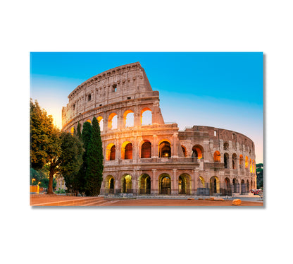 Famous Colosseum in Rome Italy Canvas Print-Canvas Print-CetArt-1 Panel-24x16 inches-CetArt