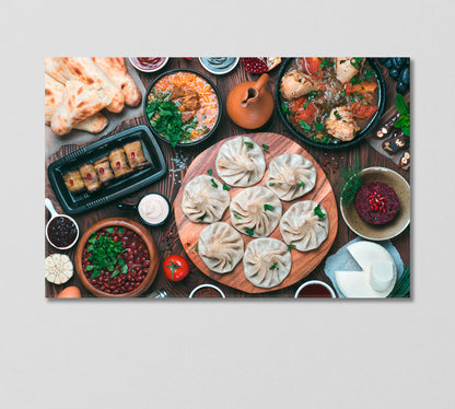 Traditional Georgian Cuisine Canvas Print-Canvas Print-CetArt-1 Panel-24x16 inches-CetArt