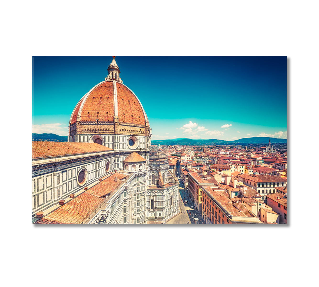 Santa Maria del Fiore Cathedral in Florence Italy Canvas Print-Canvas Print-CetArt-1 Panel-24x16 inches-CetArt