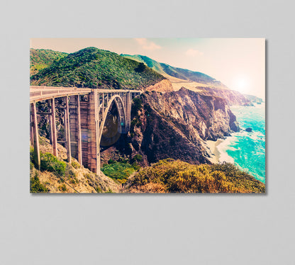 Big Sur California United States Canvas Print-Canvas Print-CetArt-1 Panel-24x16 inches-CetArt